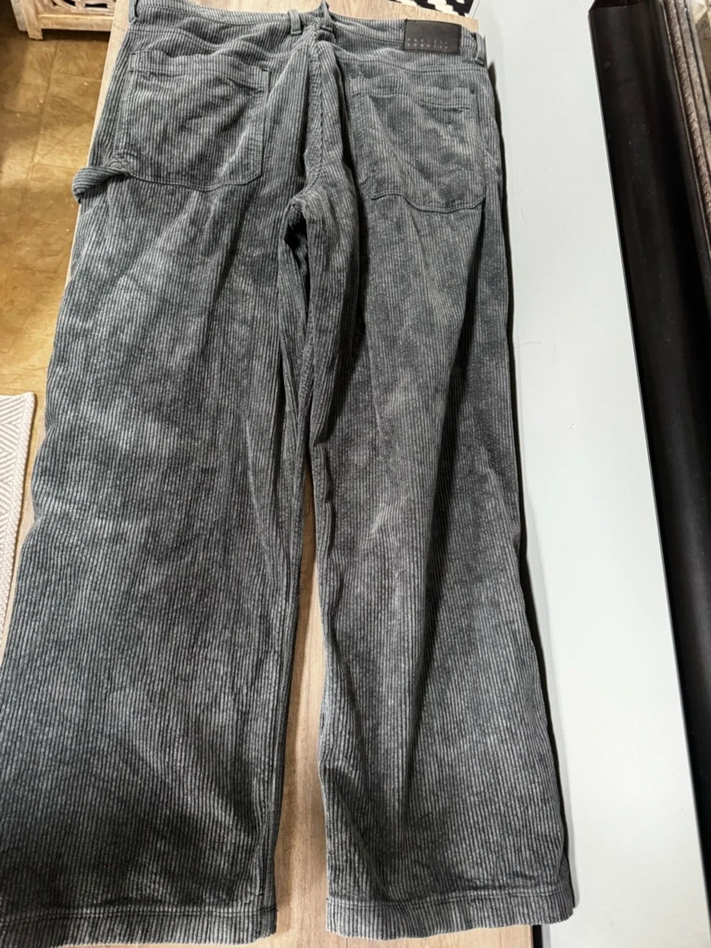 PacSun Men's Dark Gray Corduroy Dylan Baggy Pants - Picture 12 of 12